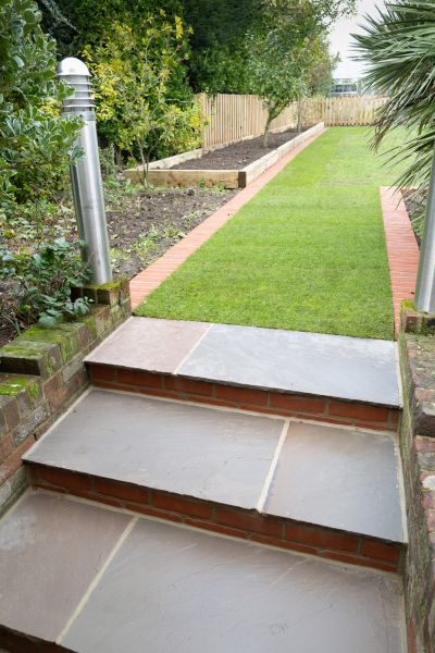 Backyard Steps Installation in Westminster