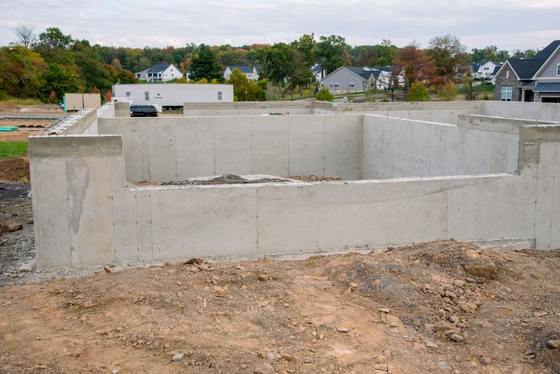 Basement Concrete Installation detail